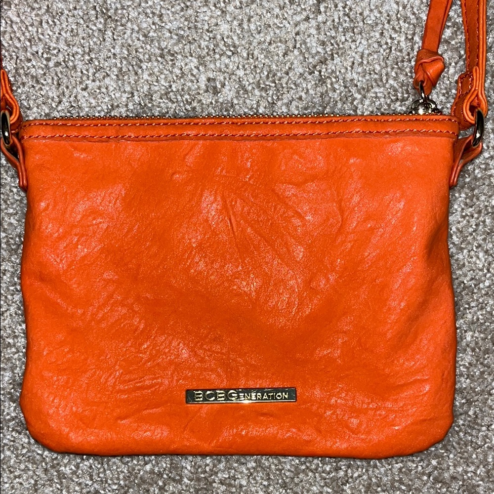 BCBGeneration Vibrant Orange Crossbody Bag